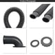 thumbnail image 2 of Greeniant Negro Dive With Freedom Accesorio de buceo ligero para mangueras corrugadas Manguera BCD de buceo Deportes acuáticos Negro Corrugado de 16 pulgadas, 2 of 6