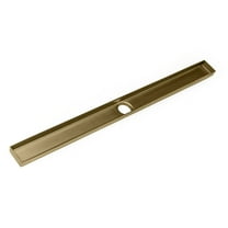 Infinity Drain 60" XC 6560 SB Linear Drain Channel: Satin Bronze