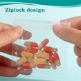 thumbnail image 6 of Pill Pouch Bags (10 Pack),Happon Clear Resealable Travel Pill Bags Daily Travel Medicine Organizer,Portable Plastic Pouch Small Bags to Hold Vitamin, Medication, Pills, 3" x 2.75", 6 of 7