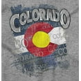 thumbnail image 2 of Colorado Mountains Home State Pride Unisex Fleece Graphic Zip Up Hoodie Brisco Brands 2X, 2 of 5