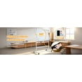 thumbnail image 2 of SUSUchens Double Sided Rolling Whiteboard,Folded Magnetic White Board,Height Adjustable Large Reversible Wall Planner Mobile Dry Erase Board,36" x 48", 2 of 11