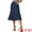 Dark Blue, variant on DARING DIVA Women's High Waisted A-Line Flared Midi Casual Denim Skirt M Medium Blue
