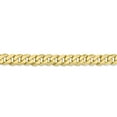 thumbnail image 3 of 10K Yellow Gold Curb chain 8 in 6.75 mm 6.75mm Flat Beveled, 3 of 4