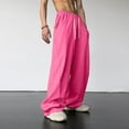 thumbnail image 1 of Pantalons Décontractés pour Femmes, Taille Haute, Jambes Larges, Design Polyvalent pour Usage Quotidien et Style de Rue sur Plateformes, 1 of 3