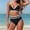 *Black, variant on ClodeEU Women's Sexy Slim Fit Solid Color Bikini Set ,Bestseller Two-Piece Swimsuit Pink,Womens Plus L