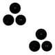 VONKY 1/2/3/5 Précision avec des Boules de Caoutchouc à Faible Vitesse de Point Jaune Combinaison de Jeux Est Point Bleu + Simple 2PCS – image 4 sur 6
