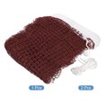 thumbnail image 3 of Uxcell 20x2.5ft  Badminton Net Badminton Court Netting Replacement 0.71x0.71" Mesh with Nylon Rope  Red, 3 of 6