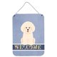 thumbnail image 1 of "Treasures Bichon Frise Welcome Metal Print, 16 x 12, multicolor" Caroline's Treasures  BB5656DS1216, 1 of 1