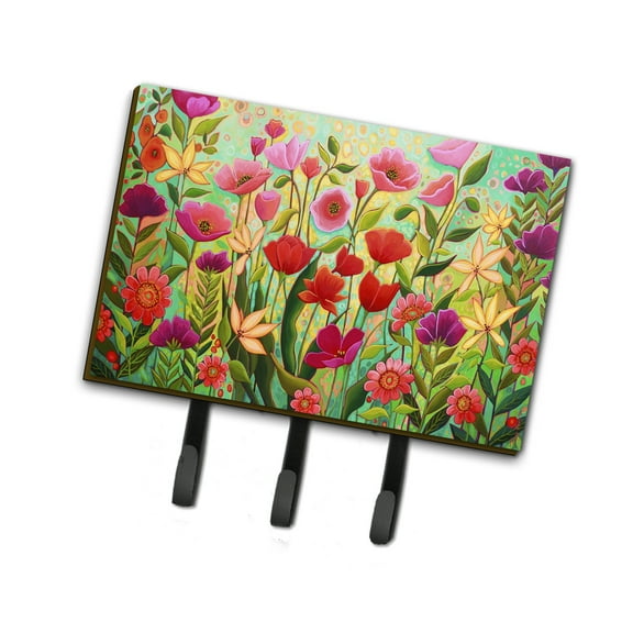 Wild Beauty Flowers Leash or Key Holder