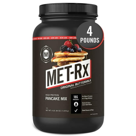 UPC 786560535281 product image for MET-Rx Protein Pancake Mix, Original Buttermilk, 18g Protein, 4 Lb | upcitemdb.com