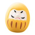 thumbnail image 3 of Figura de Daruma japonesa, estatua de cerámica, artesanía, durabilidad, decoración creativa para el hogar. Amarillo, 3 of 9
