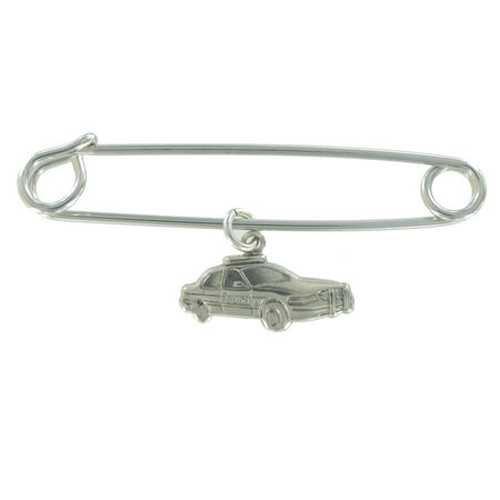 - Ky & Co Silver Tone Police Car Dangle Charm Made 2