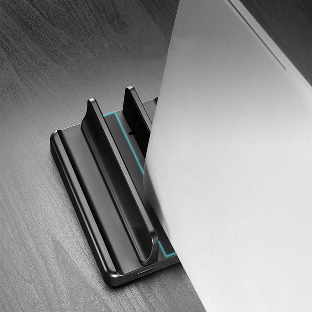 Vertical Laptop Stand Adjustable Slot Suitable for Desktop Space Saving Laptop Vertical Stand for Laptop Notebook