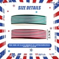 thumbnail image 2 of 2 Rolls Ribbon Polyester Grosgrain Striped Decorative Ribbon, 48 Yard", for Crafts, Gift Wrapping, 2 of 7