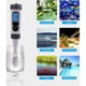 thumbnail image 3 of Probador de agua digital versátil, dispositivo de medición de alta precisión para agua potable, hidroponía, acuario, piscina, laboratorio, con salinidad, TDS, SG, temperatura, con construcción, 3 of 5