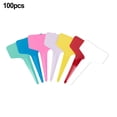 thumbnail image 3 of Étiquettes de Plantes Robustes en Forme de T Résistantes aux UV Imperméables 100 Pcs PVC Durable, 3 of 5