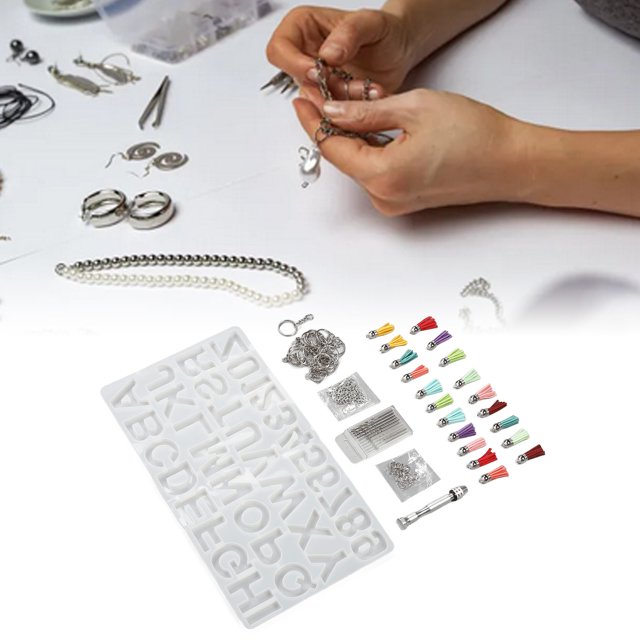 Kit De Molde De Pegamento De Resina, Colgantes De Borlas, Herramienta De Fabricación De Moldes De Silicona Para La Vida Diaria
