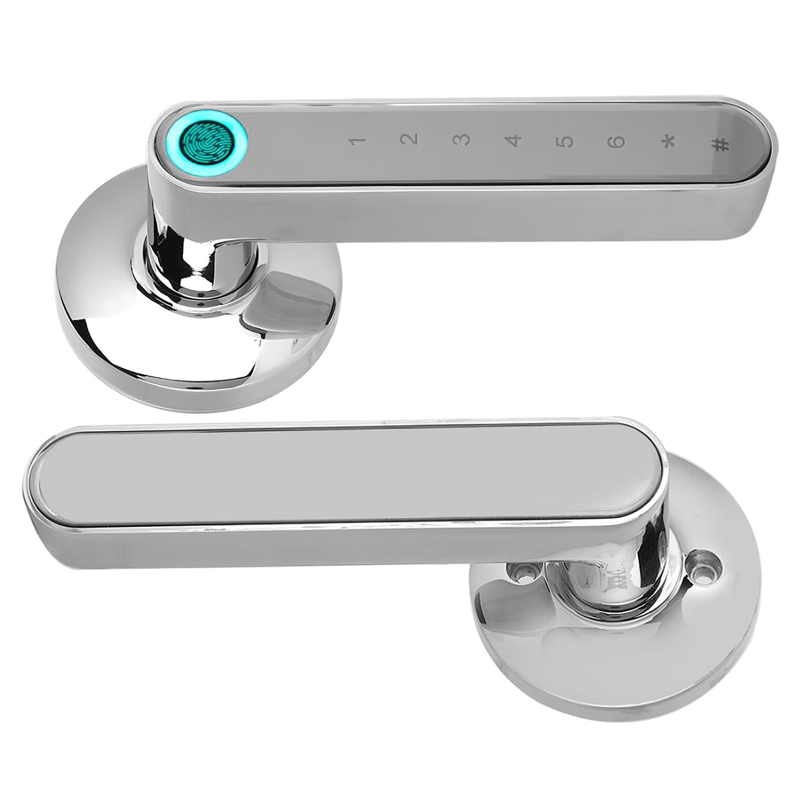 WREA Intelligent Keyless Door Lock Multiple Unlock Methods Fingerprint Lock Biometric Handle