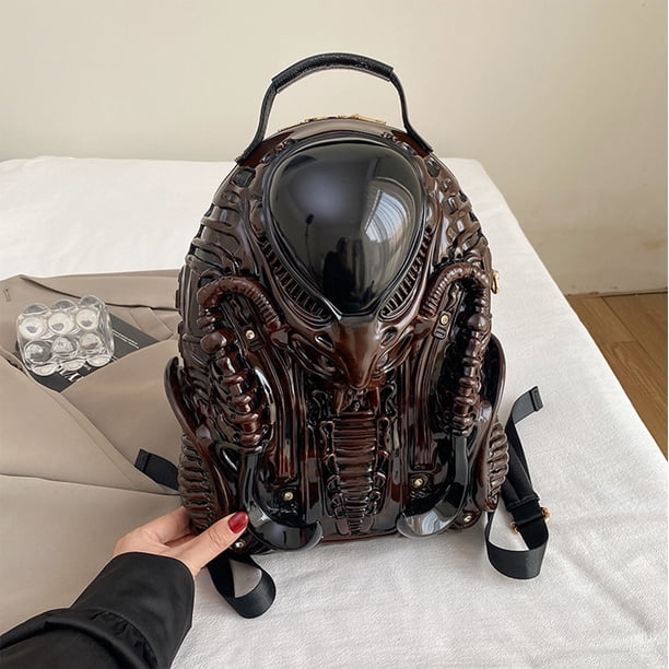 Mochila de forma irregular | Mochila acrílica unisex multifuncional estilo street punk | Diseño moderno y único para actividades al aire libre y regalos