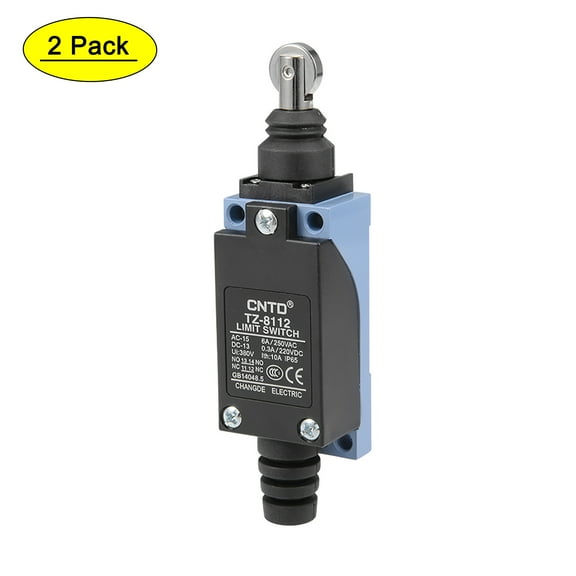 Uxcell TZ-8112 1NC 1NO Roller Plunger Limit Switch 2 Pack