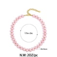 thumbnail image 5 of Leaf Resin Chunky Beaded Necklace for Women, Simple Modern Style Necklace Jewelry Accessory, 5 of 5