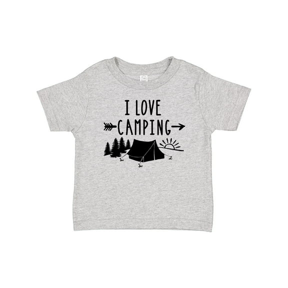 Inktastic I Love Camping- Tent and Trees Boys or Girls Baby T-Shirt