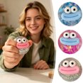 thumbnail image 1 of Lekihaqq Big Eyed Sausage Mouth Stress Balls For Decompression Kneading Slow Rebound Sensory Fidget Toy Squishy Dog Face Shape Office Desk Stress Relief For Adults, 1 of 7