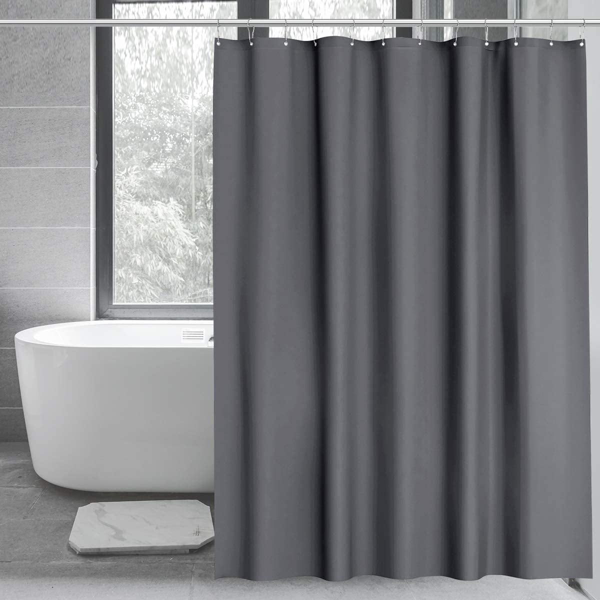 Peva Shower Curtain Liner With Magnets, What Are Plastic Shower Curtains Made Of
