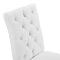 thumbnail image 4 of Side Dining Chair, Set of 2, White, Fabric, Kitchen Cafe Bistro Hospitality Restaurant, Modern Contemporary HB33243, 4 of 10