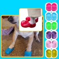 thumbnail image 5 of Zapatos para perros JAMW Croc sandalias de verano color caramelo 2 pares, 5 of 5
