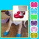 thumbnail image 5 of Croc para Perros,Zapatos De Verano para Cachorros para Perros Pequeños,Sandalias De Colores Caramelo,Zapatos para Perros Cómodos Y Transpirables Regalo para Festival De Mascotas Azul 2 Pares JM, 5 of 5