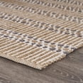 thumbnail image 5 of 9â€™ x 12â€™ Tan and Gray Detailed Stripes Area Rug, 5 of 9