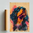 thumbnail image 2 of Gordon Setter Dog Wall Art Gordon Setter Picture Poster Print Funny Colorful Animal Pop Artwork for Living Room Bedroom Bathroom Home Decor, 2 of 6