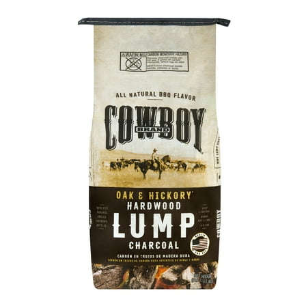 Cowboy 8 Pound Oak & Hickory Lump Charcoal