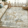 thumbnail image 3 of Modern Abstract Area Rug Carpet X Rugs for Living RoomMachine Washable Rugs for Bedroom Dining Living Room Rug Grey MultiColor, 3 of 8