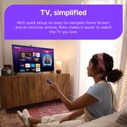Roku Smart TV 2026 – 50-Inch Select Series, 4K QLED TV – Roku TV with Voice Remote – Flat Screen QLED TV