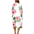 thumbnail image 3 of Cover Ups for Swimwear Women Floral Print Loose Fit Bathing Suit Cover Up Lightweight Swim Suit Coverup, 3 of 5