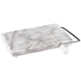thumbnail image 2 of Marble Cheese Slicer & Serving Tray, 8” x 5”, Gray Marble with Steel Arm, 2 of 6