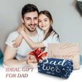 thumbnail image 2 of Gifts for Dad Blanket - Best Dad Ever Blanket for Fathers Day, Dad Gifts From Daughter Son, Dad Birthday Gifts, Presents for Dad Blanket on Father's Day Christmas, Fluffy Blanket 157 * 132CM, 2 of 6