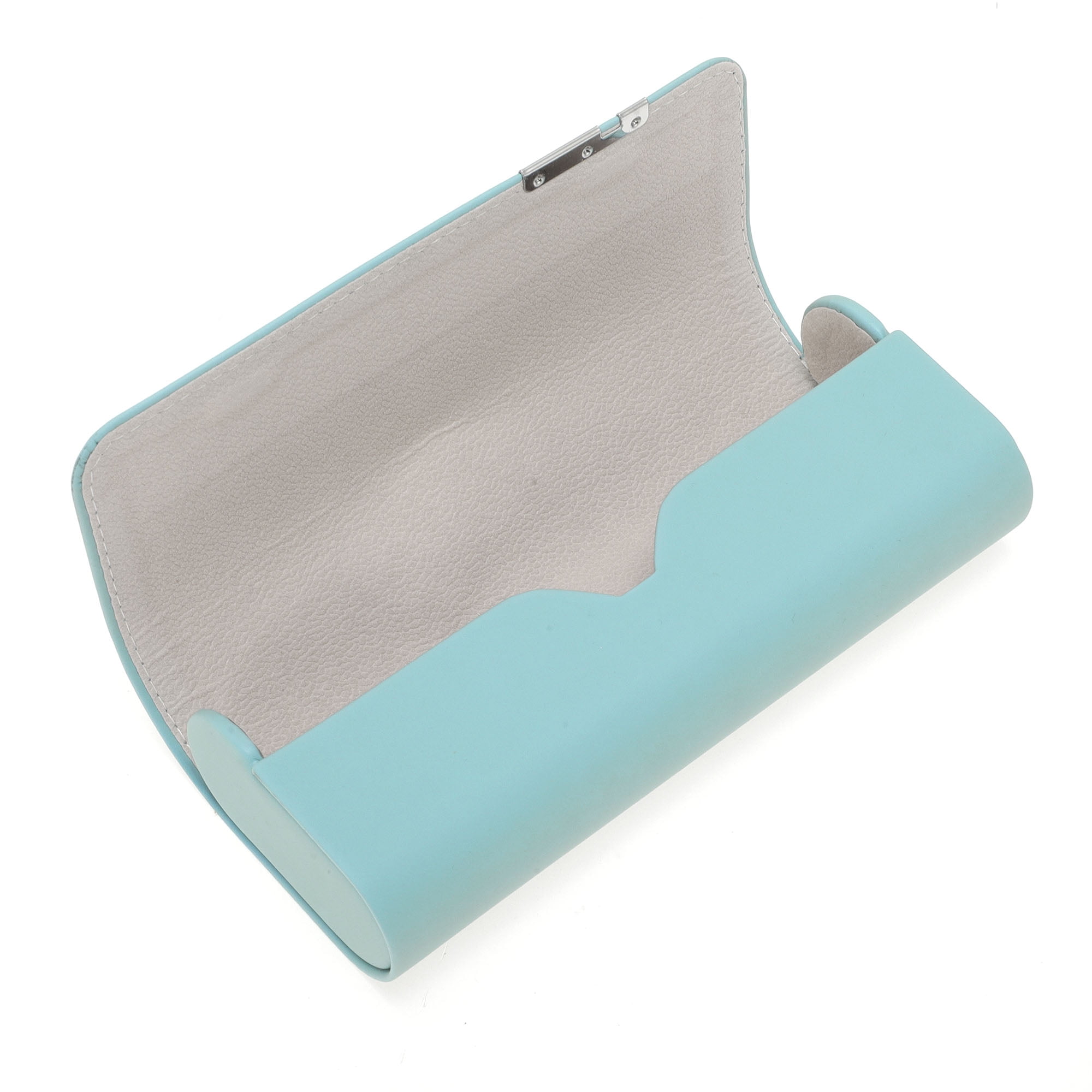 Unique Bargains Portable Eyeglasses Case 6.3"x2.56"x1.38"(L*W*H) Light Blue