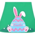 thumbnail image 6 of Sunny Fashion Girls Dress Green Easter Bunny Egg Bow Tie Long Sleeve Casual Cotton 4 Years, 6 of 8