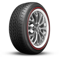 1 Vogue Tyres Custom Built Radial 245/40R20 99V Red/White Sidewall Tires 460AA 0.3117.065 / 245/40/20 / 2454020