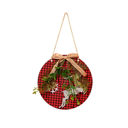 

Clearance Christmas Decoration Wooden Pendant Applique Wooden Doorplate Door Hanger/Christmas Tree Decoration