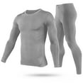thumbnail image 6 of Mens Thermal Underwear Set, iMounTEK Fleece Long Johns Top Bottom for Men Cold Winter, Grey M, 6 of 6