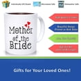 thumbnail image 2 of Mother Of The Bride Mug Text0849, Ceramic Novelty Coffee Mug, Tea Cup, Gift Present For Birthday, Christmas Thanksgiving Festival, 11oz Sarcasm With Sayings Mug, 2 of 2