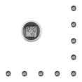 thumbnail image 2 of Kenally Reloj para salpicadero, tamaño compacto, accesorios para ciclismo, componente electrónico, reloj adhesivo, accesorios para Type1 NO1, 2 of 6