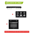 thumbnail image 2 of Combo DISA HOME Parrilla a Gas 6 Quemadores Cristal Templado, Campana Extractora de Pared Negro Mate Disa Home 40-11-0-014, 2 of 8
