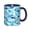 NavyBlue, variant on Transparent Pink Floral Coffee Mug Fun Custom Ceramic Mugs 11oz Pink