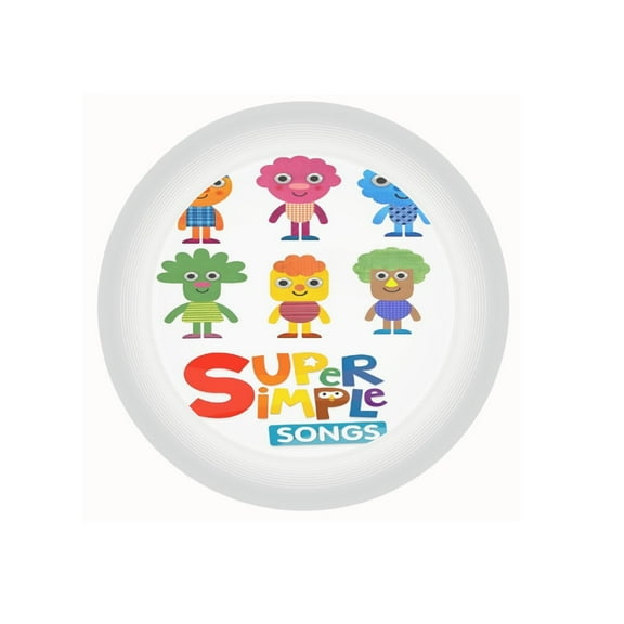 Super Simple Song Patterned Frisby Slip Resistant And Stable Throw With A Hidden Love For Parent-Child Fun