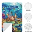 thumbnail image 4 of Car Seat Cover Baby, Sea World Baby Car Seat Cover for Baby Boys Girls Newborn , Infant Car Seat Canopy Cover Nursing Breastfeeding Cover Warm Blanket, 4 of 7